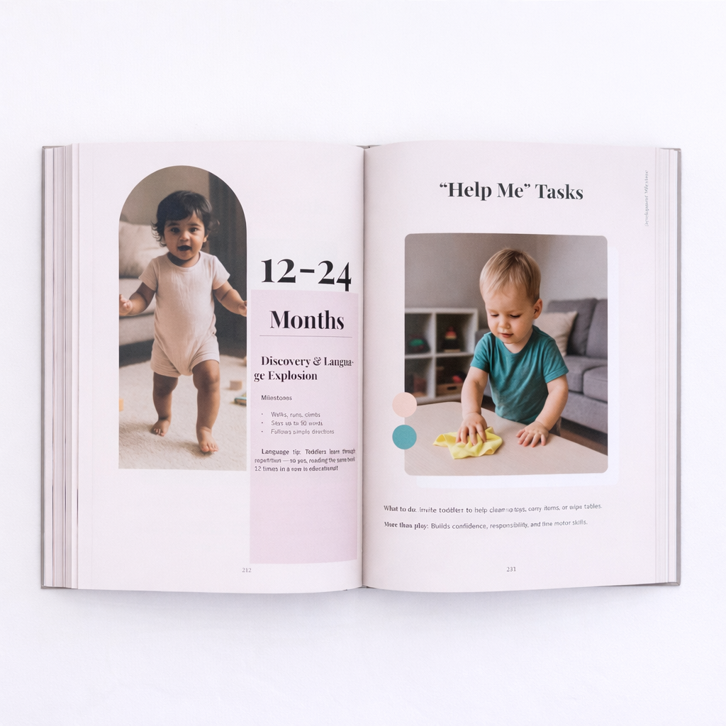 Pregnancy Planner & Motherhood Guide – From Pregnancy to Potty Training /Baby Bare Essentials